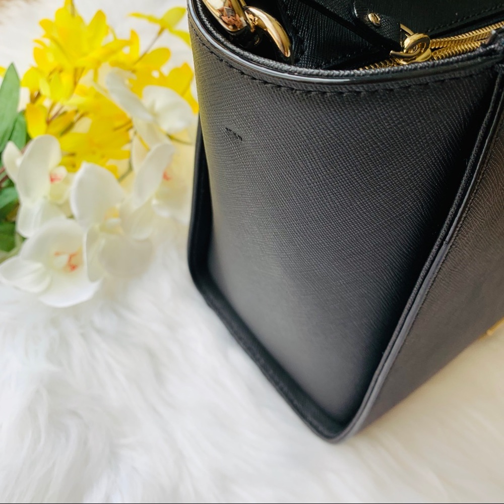 KATE SMALL SMALL CAT JAZZ THINGS UP BLACK LEATHER - Picture 7 of 8